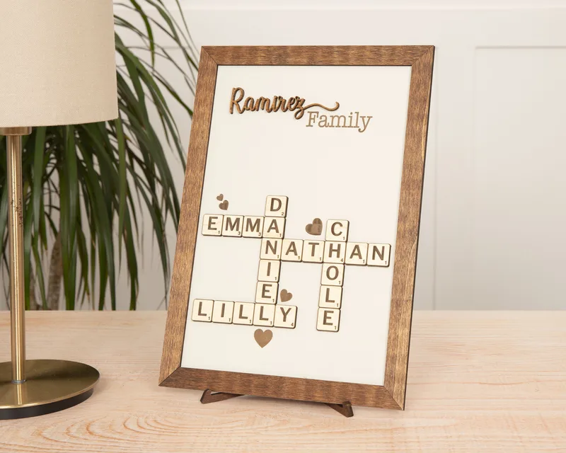 Scrabble Frames Vertical